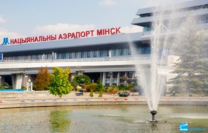 Реконструкция фонтана (аэропорт Минск-2)