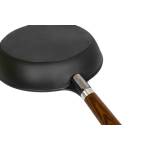 Сковорода 220*35 с быстро съемной деревянной ручкой