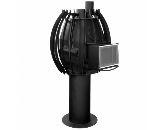 Печь-каменка Варвара Меридиан удлиненная топка