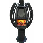 Печь-каменка Варвара Меридиан удлиненная топка