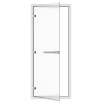 Комплект двери для хаммама SAWO ST-746-I с матовым стеклом, универсальная, с порогом, алюминий