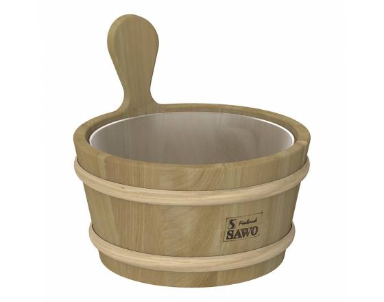 Кадушка SAWO 340-D деревянная с пластиковой вставкой 4 л.