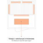Инфракрасная сауна Tete-a-Tete Essence Hemlock