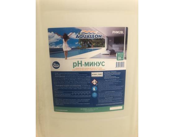 Aqualeon pН-минус жидкий 28кг