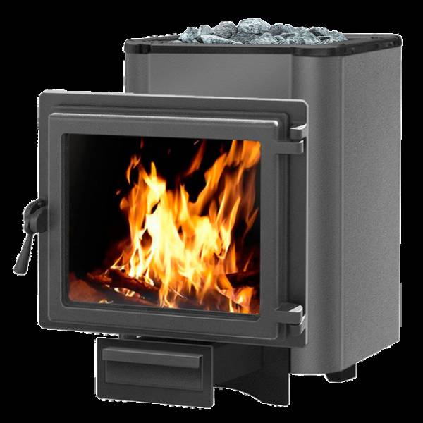 Чугунная банная печь ЭТНА Кратер 24 (Панорама)