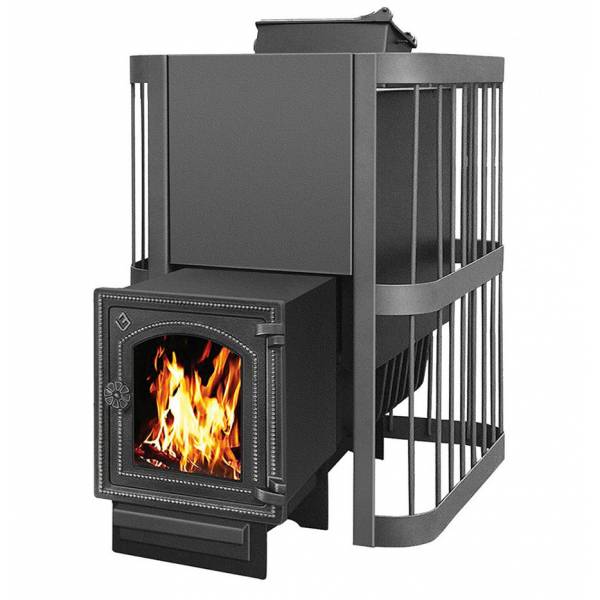 Чугунная банная печь ЭТНА Шторм 24 (ДТ-4C)