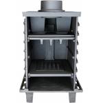 Чугунная банная печь "Гефест" ПБ-03ПС-3К Ураган 3К