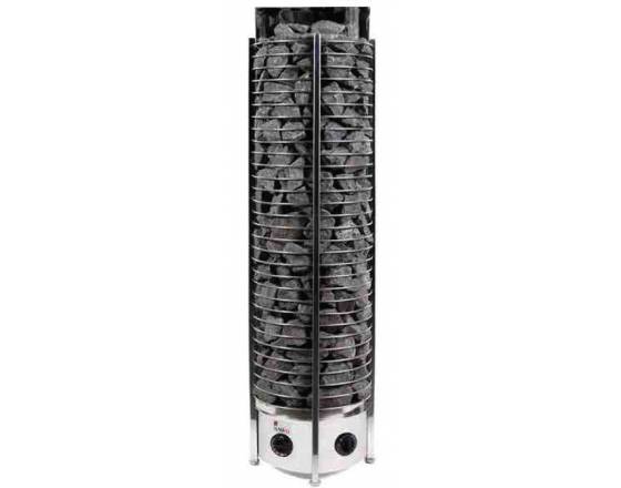 Электрокаменка SAWO Tower Wall 9 кВт пристенная, полукруглая, со встроенным пультом управления Арт. TH6-90NB-WL