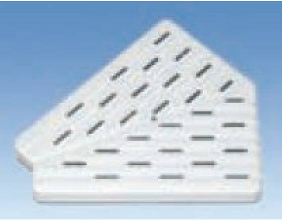 Угловой элемент 45° для переливных каналов из ABS-пластика Артикулы: RJ032392, RJ032393