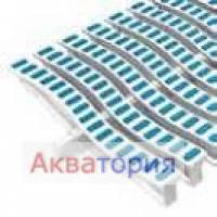 Решетки для переливных лотков Nexus Onda Радиальный участок Арт 1004279