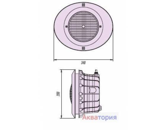 Светильник Standart овальные из ABS-пластика Плёнка Артикул: B-039-new
