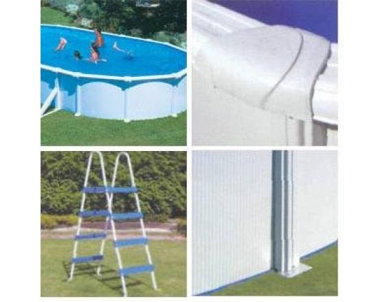 Сборно разборный бассейн Овальный Размер 7.30 х 3.75 м