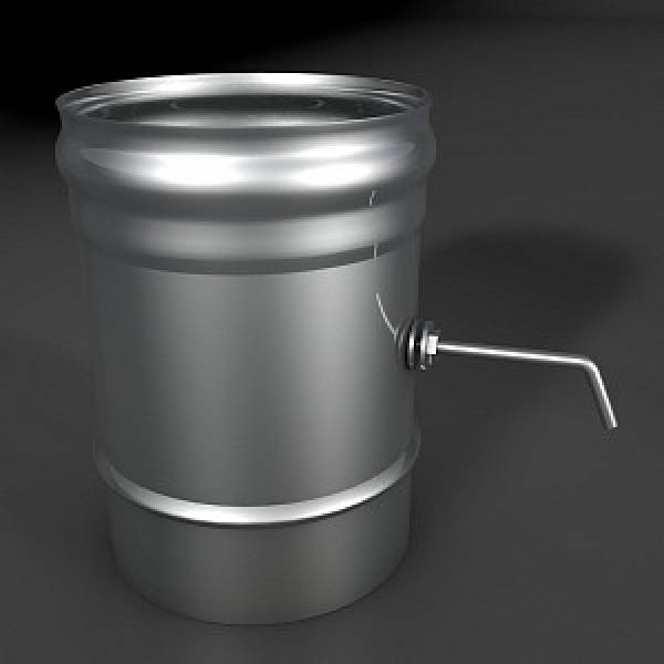 Шибер ШМ(М)-Р (430-0,8), Ø 115 - Шибер моно ШМ(М)-Р 430, 0.8, Ø 250