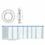 Обратный клапан межфланцевый EFFAST d75mm (CDRCKD0750) ANSI/DIN