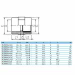 Муфта переходная ВР EFFAST d32x1 (RGRMAG032D)