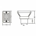 Всасывающая форсунка для перелива Aquaviva EM2819