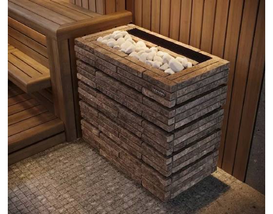 Электрическая печь SANGENS W30B с облицовкой Brick, 15 кВт (SANGENS) до 28 м3